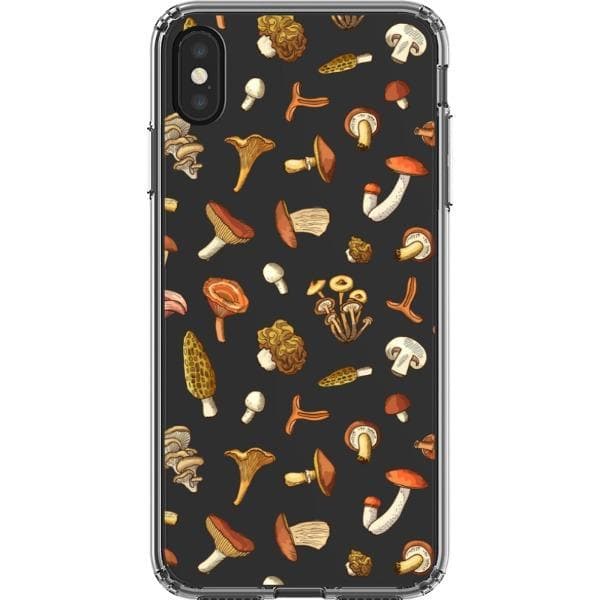 Fall Mushroom Clear Phone Case - Image 12