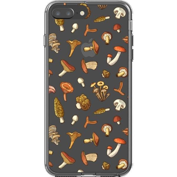 Fall Mushroom Clear Phone Case - Image 14