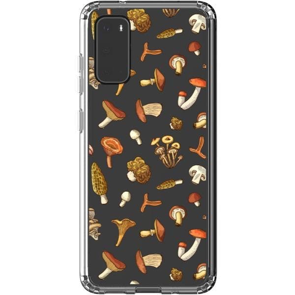 Fall Mushroom Clear Phone Case - Image 18