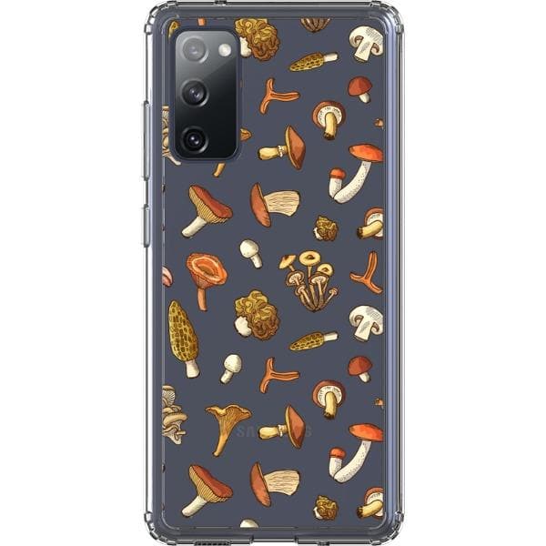Fall Mushroom Clear Phone Case - Image 19