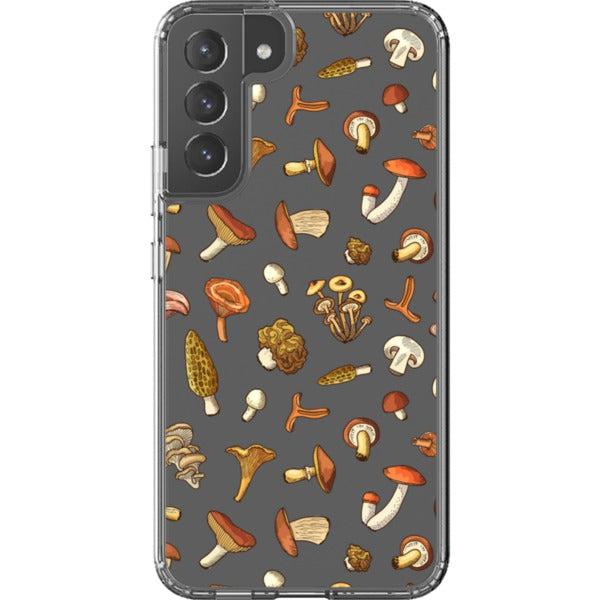 Fall Mushroom Clear Phone Case - Image 26