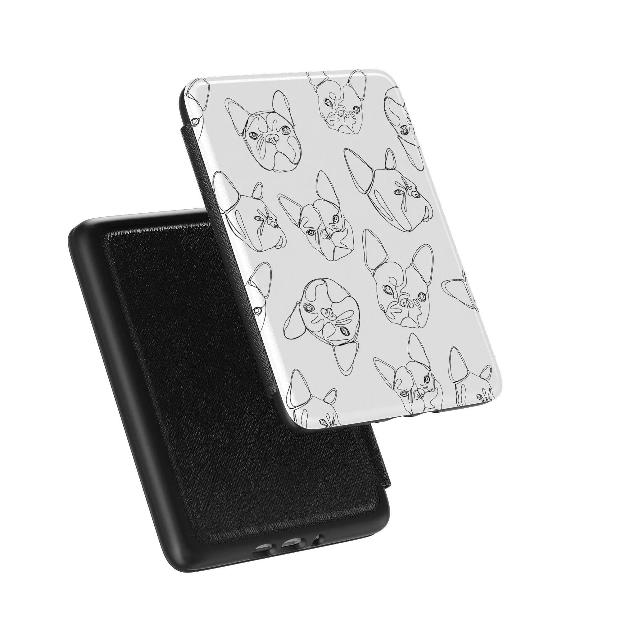 French Bulldog Line Art Kindle Case - Image 5