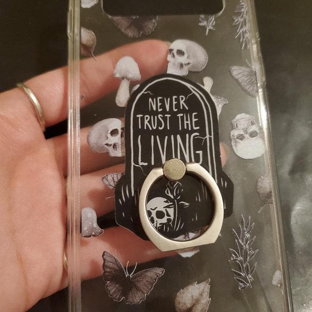 Grunge Mystic Elements Clear Phone Case - Image 10