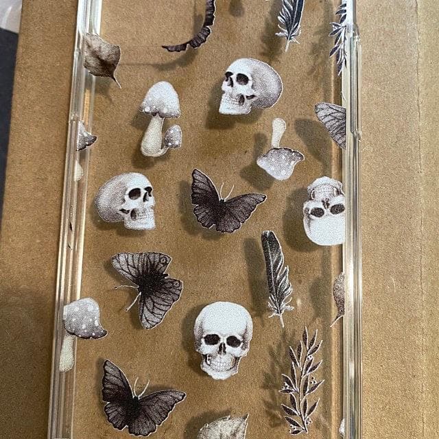 Grunge Mystic Elements Clear Phone Case - Image 12