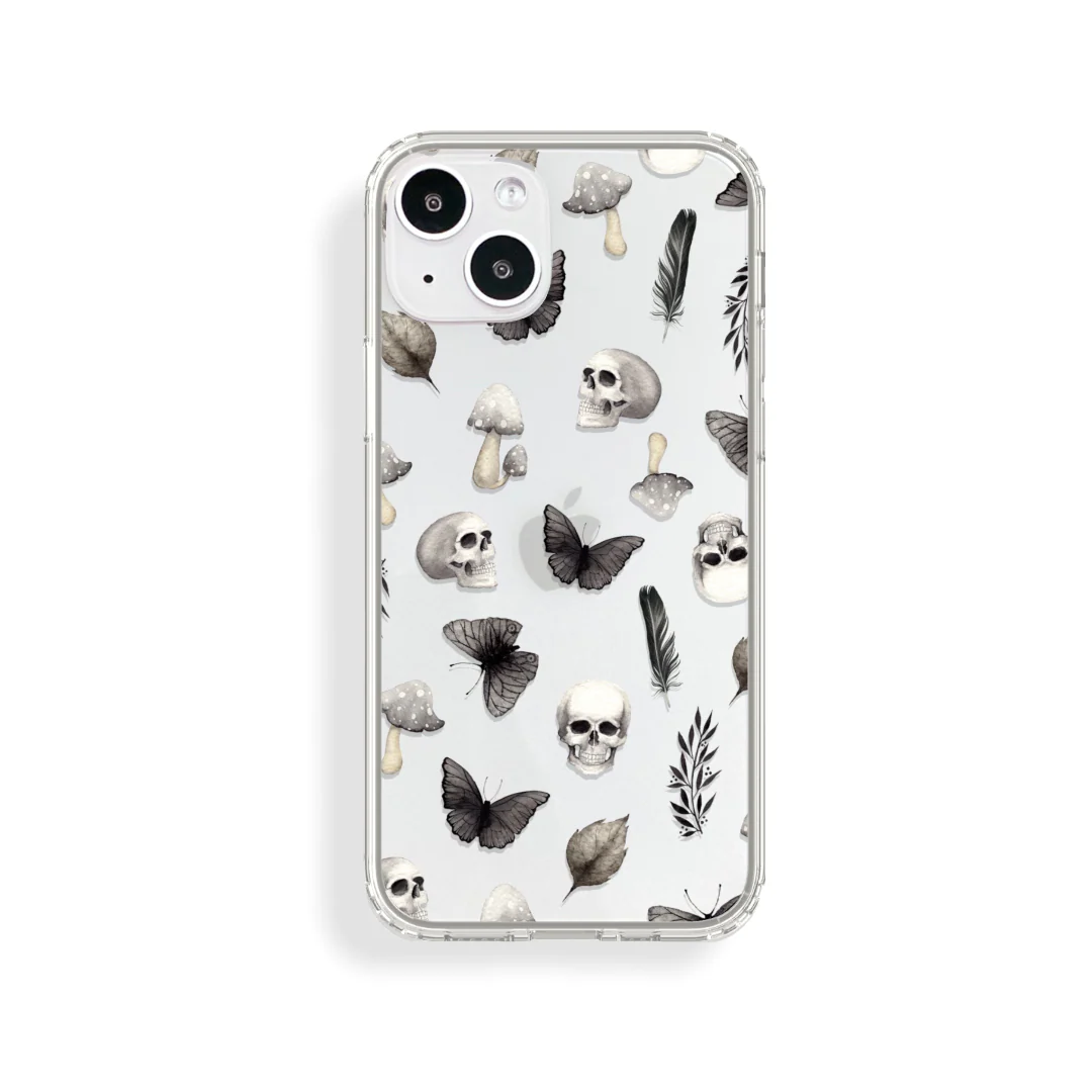 Grunge Mystic Elements Clear Phone Case - Image 33
