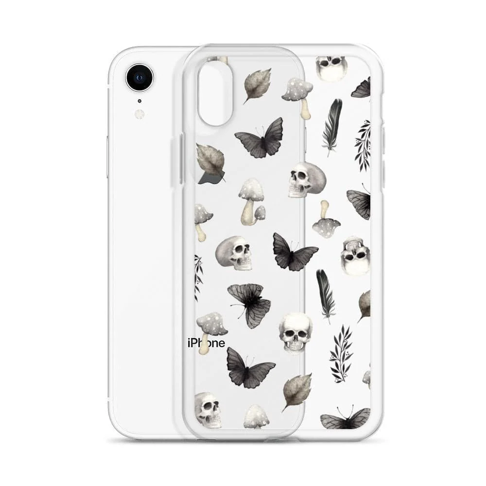 Grunge Mystic Elements Clear Phone Case - Image 4