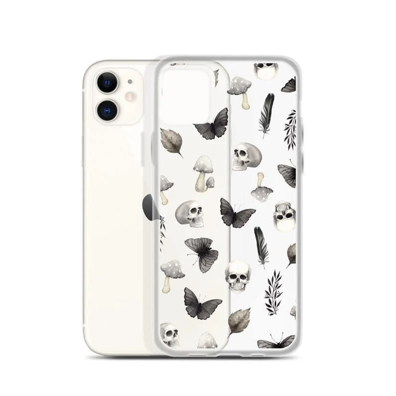 Grunge Mystic Elements Clear Phone Case - Image 5