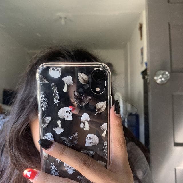 Grunge Mystic Elements Clear Phone Case - Image 6