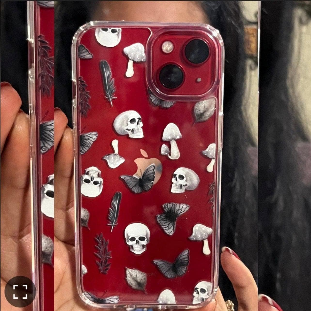 Grunge Mystic Elements Clear Phone Case - Image 8