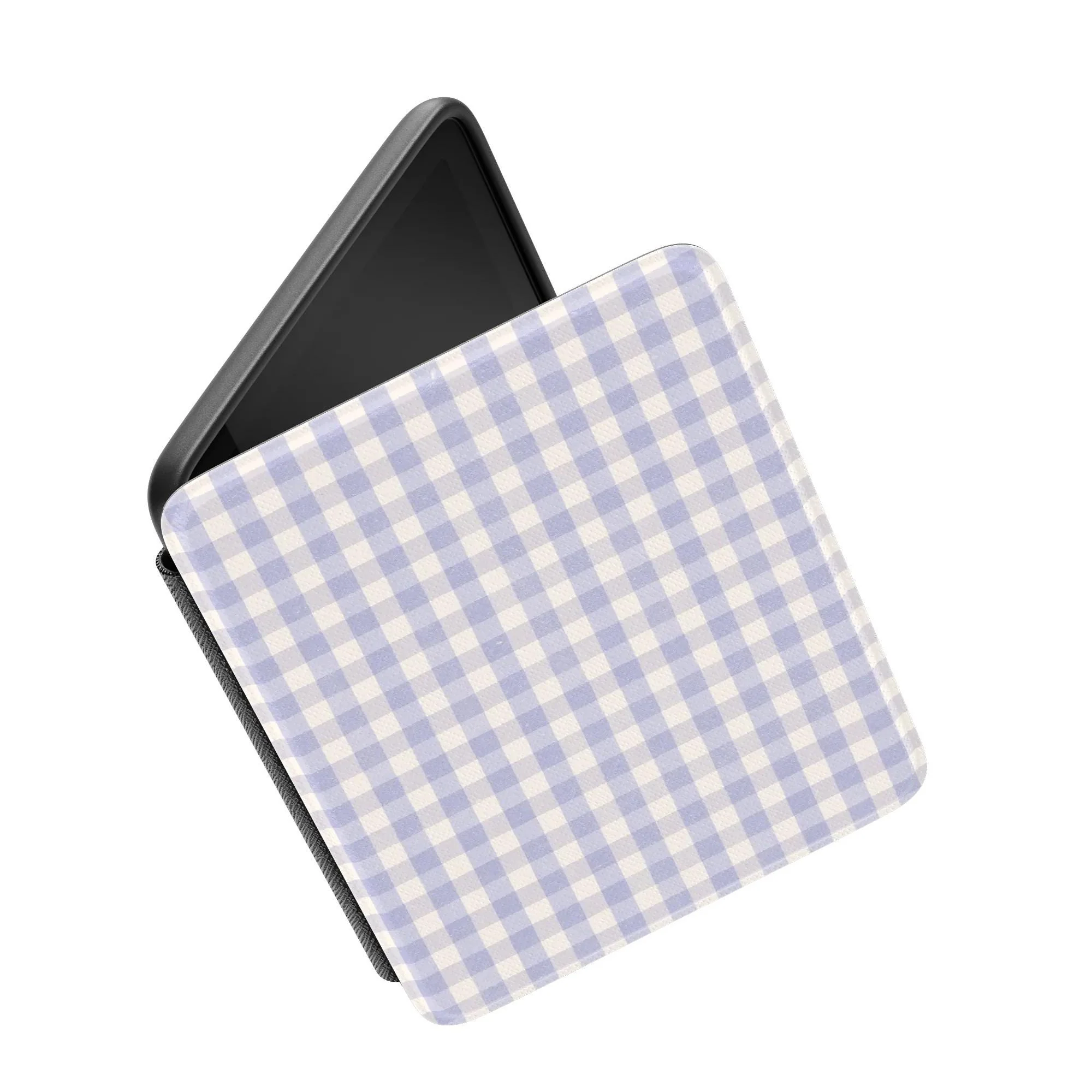 Lavender Gingham Coquette Kindle Case - Image 5