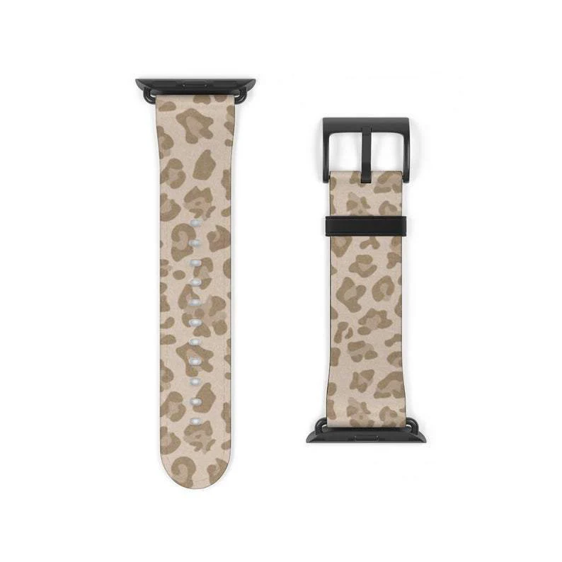 Light Leopard Animal Print Apple Watch Band - Image 6
