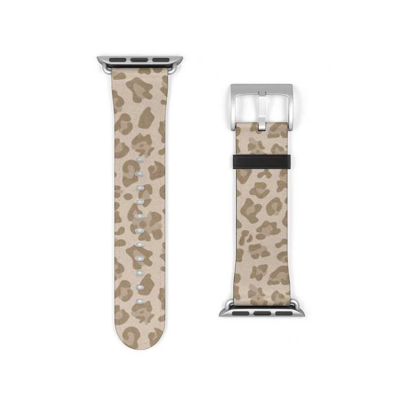 Light Leopard Animal Print Apple Watch Band - Image 7