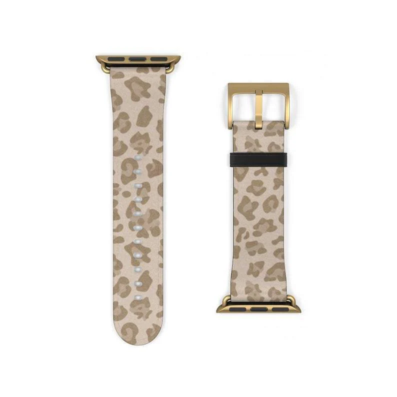Light Leopard Animal Print Apple Watch Band - Image 8