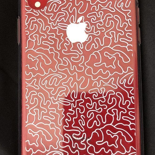 Line Art Doodles Clear Phone Case - Image 10