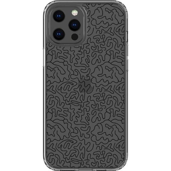 Line Art Doodles Clear Phone Case - Image 11