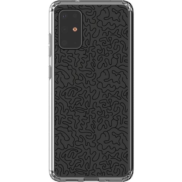 Line Art Doodles Clear Phone Case - Image 39