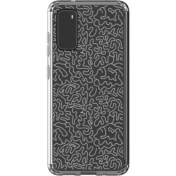 Line Art Doodles Clear Phone Case - Image 42
