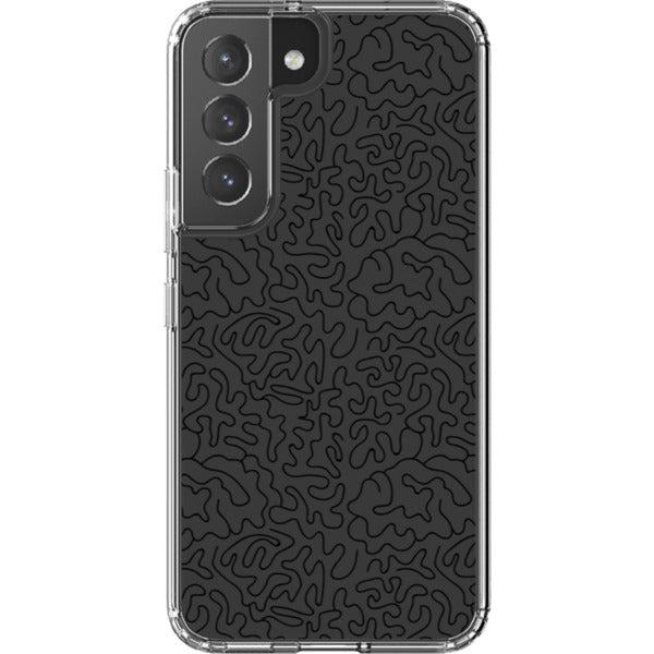 Line Art Doodles Clear Phone Case - Image 47