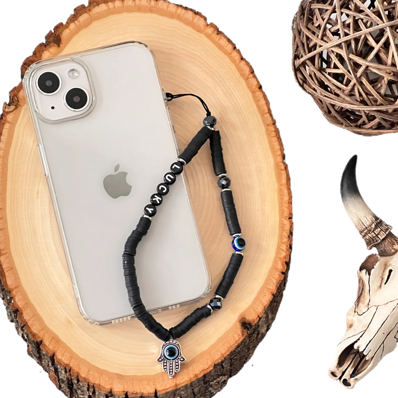 Lucky Evil Eye Phone Charm - Image 4