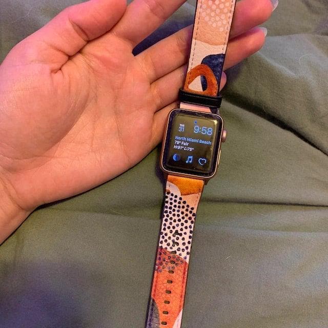 Mid-Century Organic Abstract Shapes Apple Watch Band - Image 10