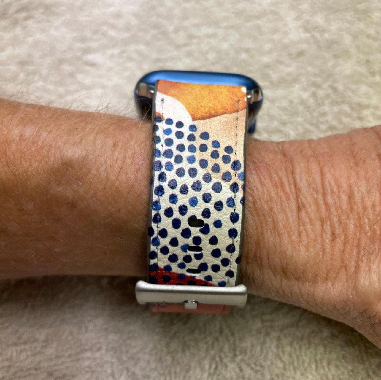 Mid-Century Organic Abstract Shapes Apple Watch Band - Image 14