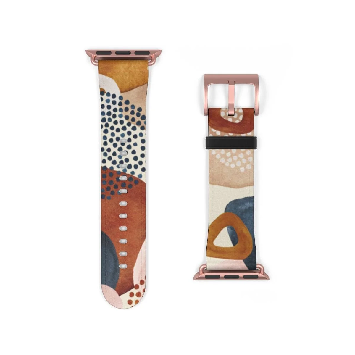 Mid-Century Organic Abstract Shapes Apple Watch Band - Image 4