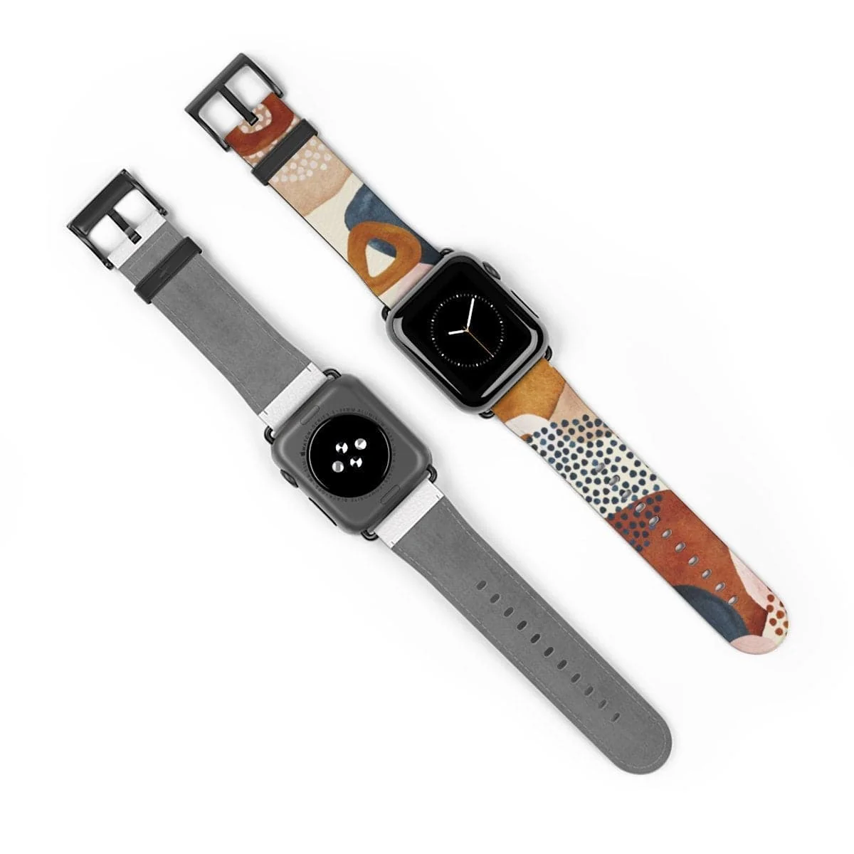 Mid-Century Organic Abstract Shapes Apple Watch Band - Image 5