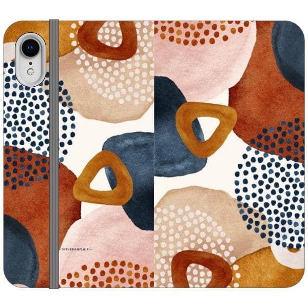 Mid-Century Organic Abstract Shapes Wallet Phone Case - Image 15