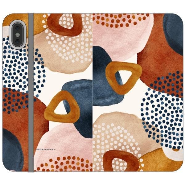 Mid-Century Organic Abstract Shapes Wallet Phone Case - Image 16