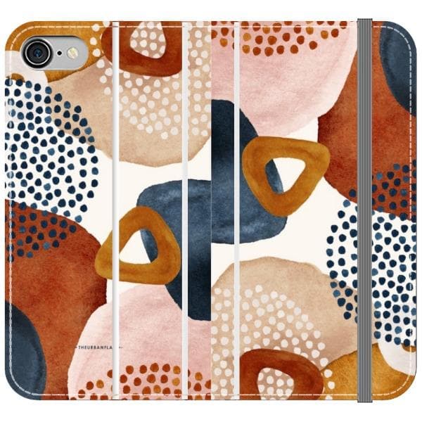 Mid-Century Organic Abstract Shapes Wallet Phone Case - Image 19