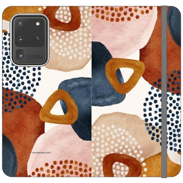 Mid-Century Organic Abstract Shapes Wallet Phone Case - Image 20