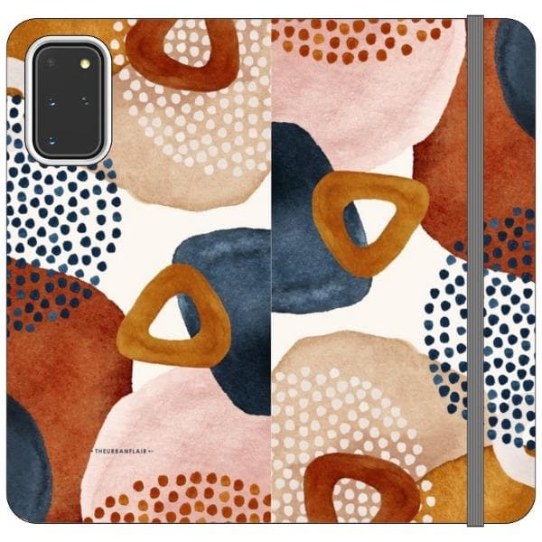 Mid-Century Organic Abstract Shapes Wallet Phone Case - Image 21