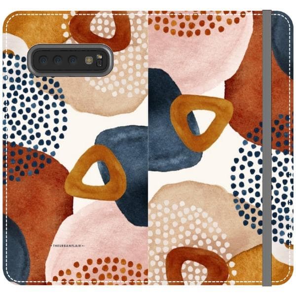 Mid-Century Organic Abstract Shapes Wallet Phone Case - Image 23