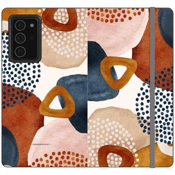 Mid-Century Organic Abstract Shapes Wallet Phone Case - Image 26