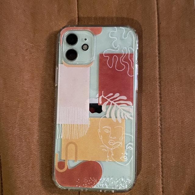 Modern Abstract Collage Clear Phone Case - Image 10