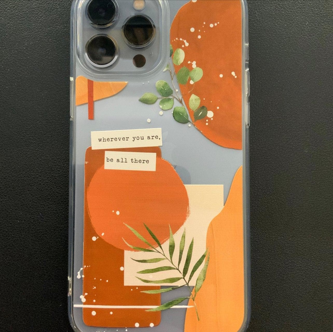 Wherever You Are Collage Clear Phone Case - Image 40