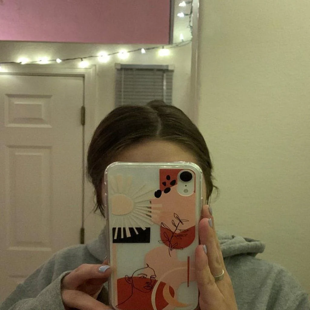 Modern Line Art Collage Clear Phone Case - Image 26