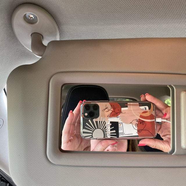 Modern Line Art Collage Clear Phone Case - Image 27