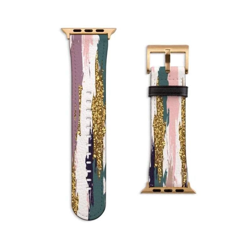 Modern Paint Strokes Apple Watch Band - Image 7