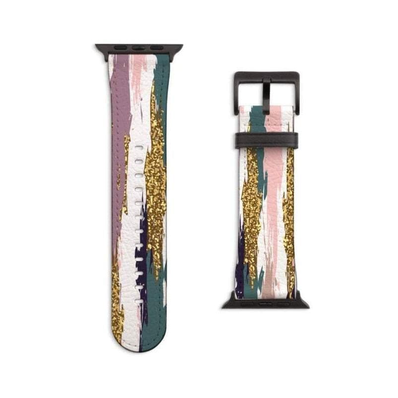 Modern Paint Strokes Apple Watch Band - Image 9