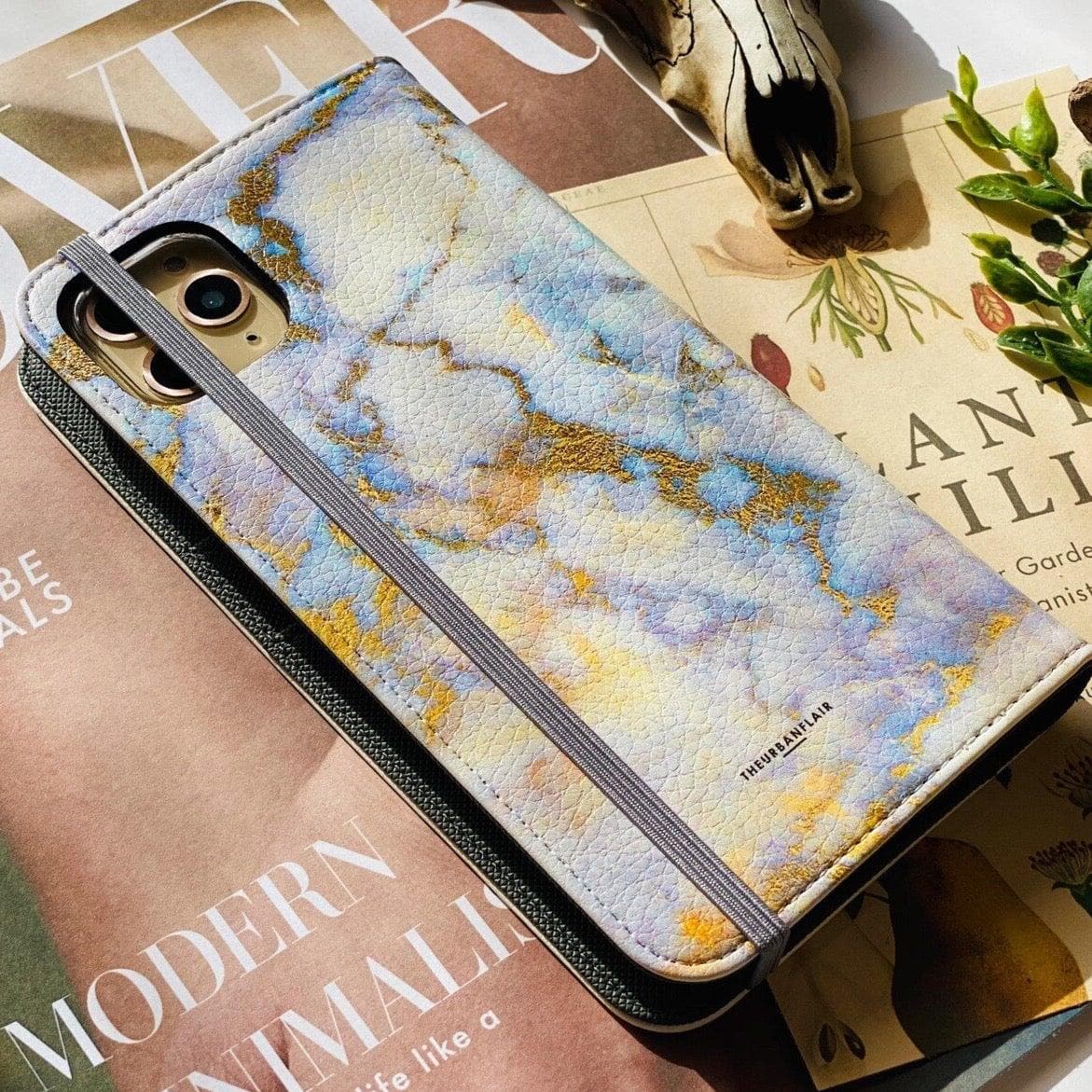 Opal Marble Wallet Phone Case - Image 3