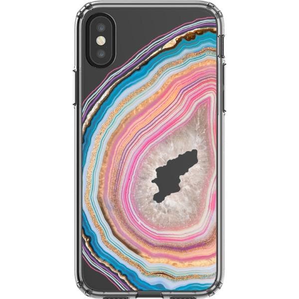 Pastel Geode Clear Phone Case - Image 21