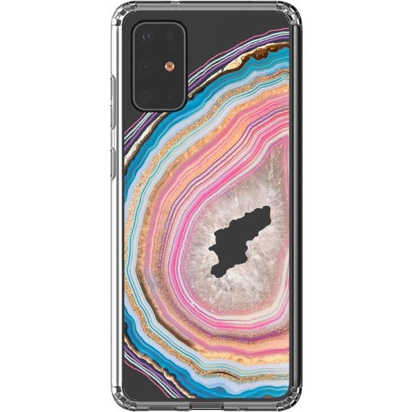 Pastel Geode Clear Phone Case - Image 24