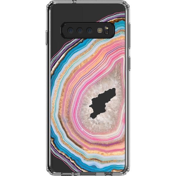 Pastel Geode Clear Phone Case - Image 28