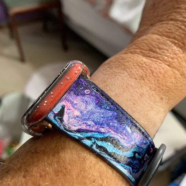Pastel Liquid Marble Apple Watch Band - Image 8