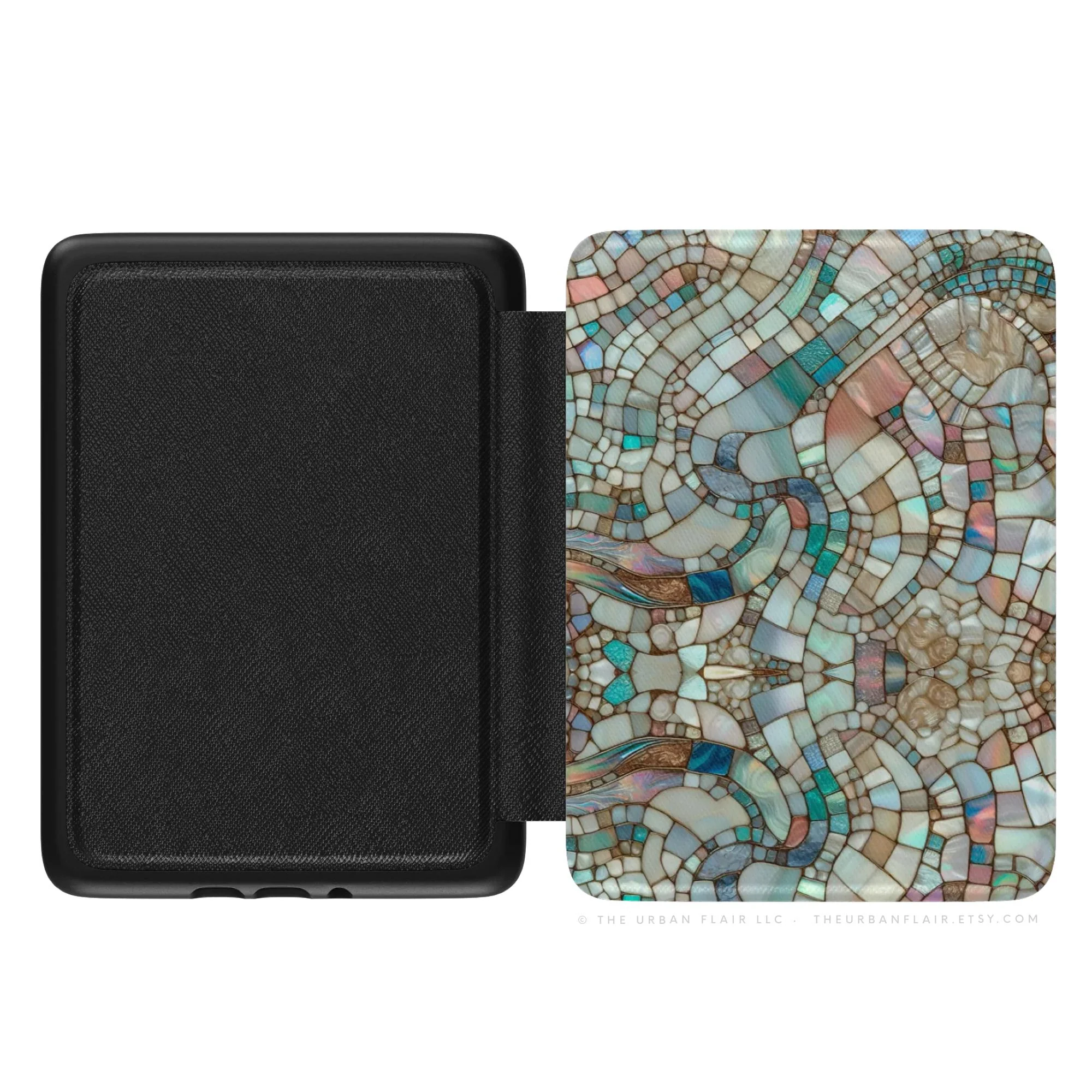 Pastel Stained Glass Illusion Kindle Case - Image 3