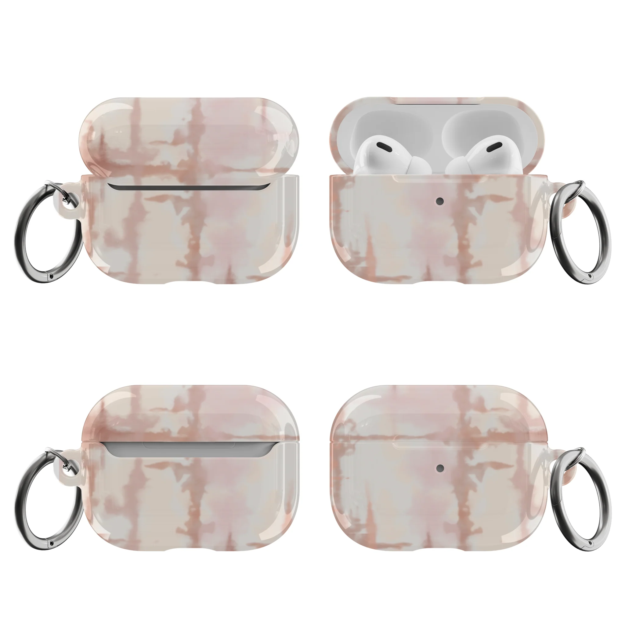 Pink Tie Dye Airpods Case - Image 4