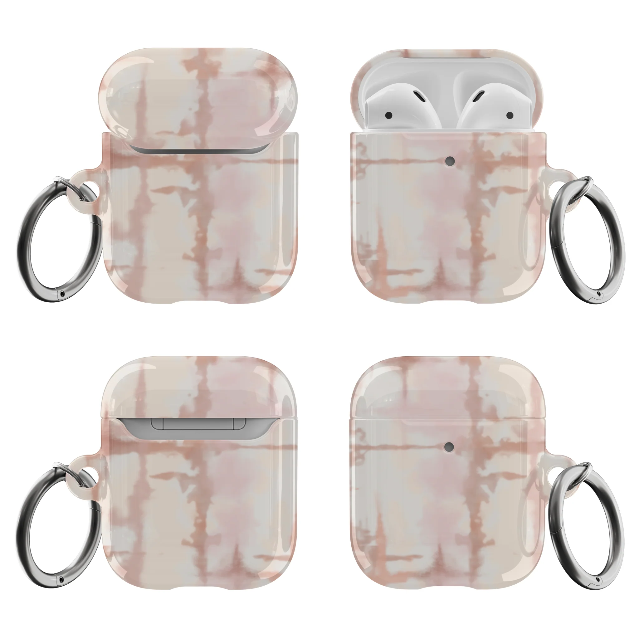 Pink Tie Dye Airpods Case - Image 6