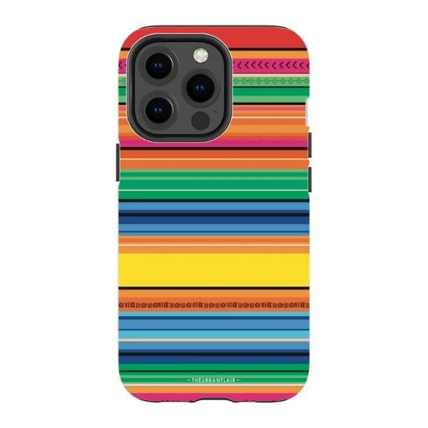 Rainbow Serape Tough Phone Case - Image 4