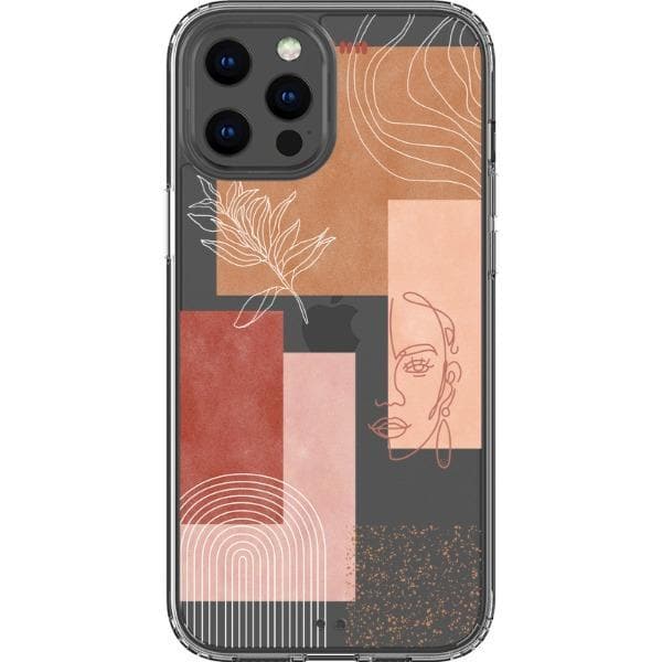 Rose Abstract Collage Clear Phone Case - Image 18